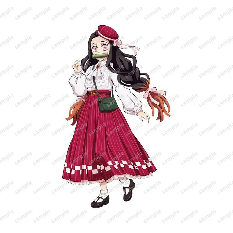 Figurine sur support en acrylique Demon Slayer: Kimetsu No Yaiba Agatsuma Zenitsu, dessin animé périphérique, ornement de bureau mignon