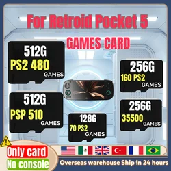 For Retroid Pocket 5 Memory Card TF Card Popular Classic Retro Game PS2 PSP 3DS Android Portable Handheld 1T 512G Sd Card