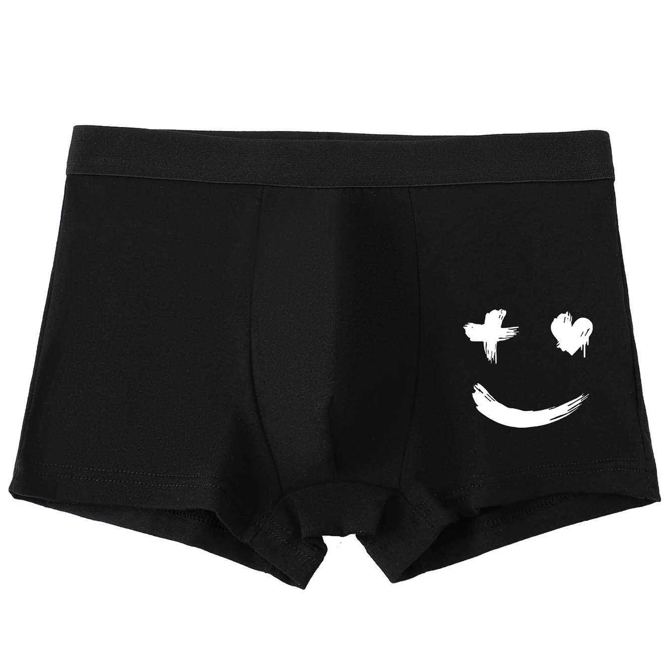 4pcs meninos roupa interior macio respirável padrão de desenho animado cuecas boxers confortáveis