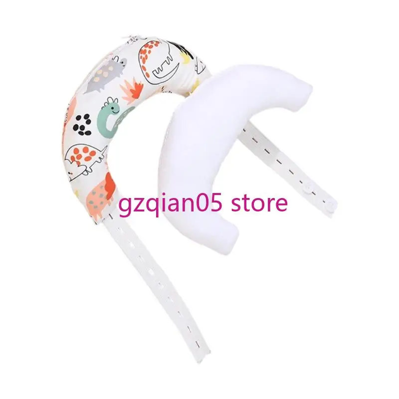 وسادة نوم مريحة للأطفال من N7ME مع وسادة قطنية مريحة لدعم الرقبة مع غطاء قابل للإزالة لحديثي الولادة #2