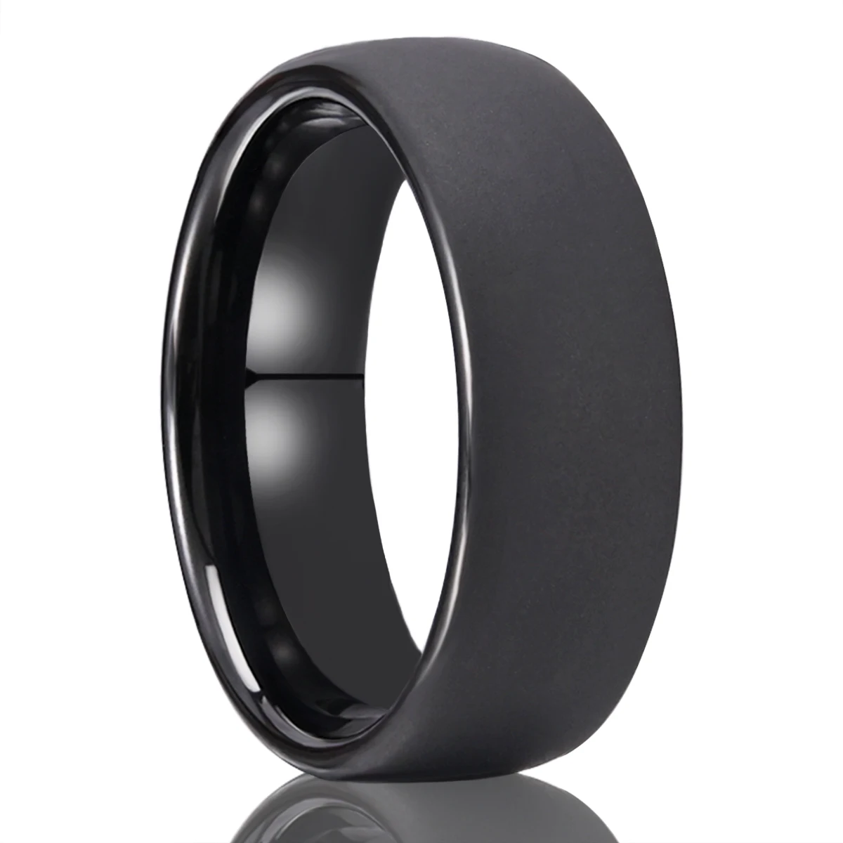 

Black Tungsten Wedding Ring,Tungsten Carbide Ring,Anniversary Ring,Matte Finish Ring,Men & Women,Black Wedding Ring,Comfort Fit,