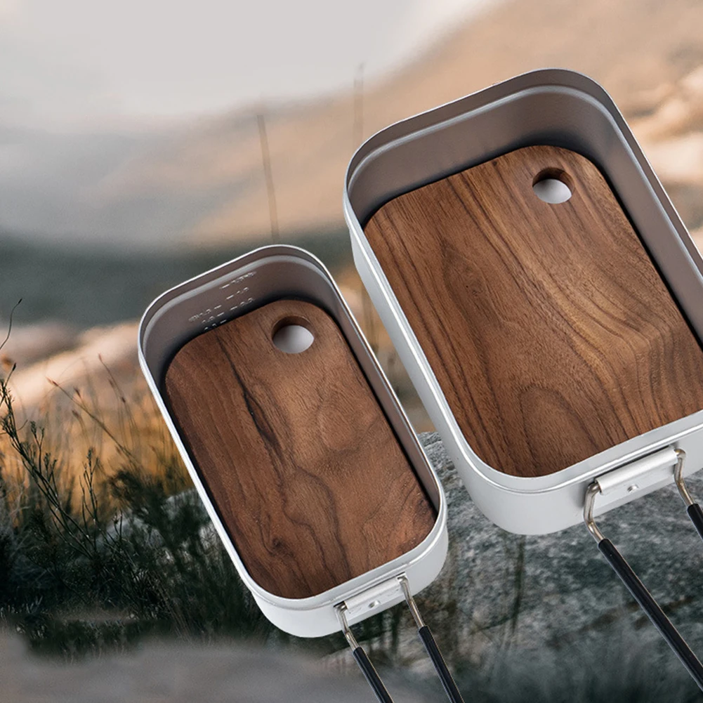 لوح تقطيع صغير خفيف الوزن ومحمول مع فتحة قابلة لإعادة الاستخدام ومستلزمات الطبخ للتخييم متعددة الأغراض