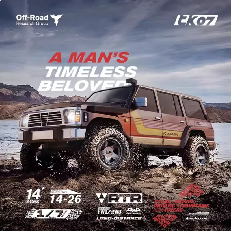 

Радиоуправляемая модель внедорожника TK07 1/7 с электроприводом 4WD, двухскоростным дифференциалом и блокировкой, без батареи, подарок