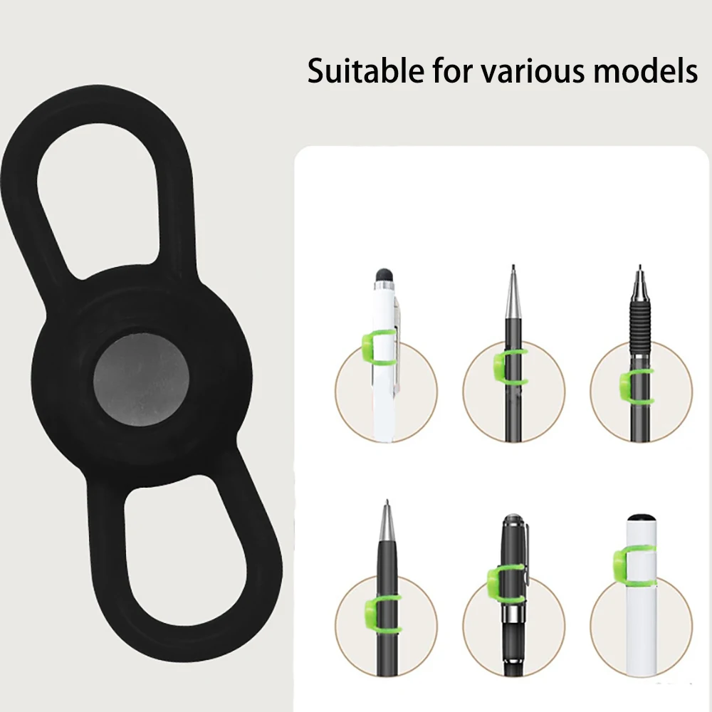 مشبك قلم مغناطيسي متحرك، قلم حبر، قلم تحديد، مشبك قلم عالمي، قلم قرطاسية إبداعي، حلقة إدخال
