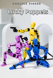 Lucky Puppets13 Doll Multiple Styling Combinations Robot Model Cheap Holiday Gift Cool Robot Doll Desktop Decoration FigureDummy