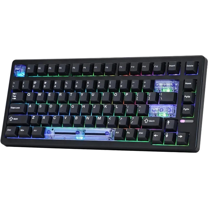 HE80 Hall Effect Gaming Keyboard  8K Polling & 32K Scan  Creamy Gasket  DKS  SOCD  Hot-Swappable  RGB Backlit  Wired Gaming Keyb