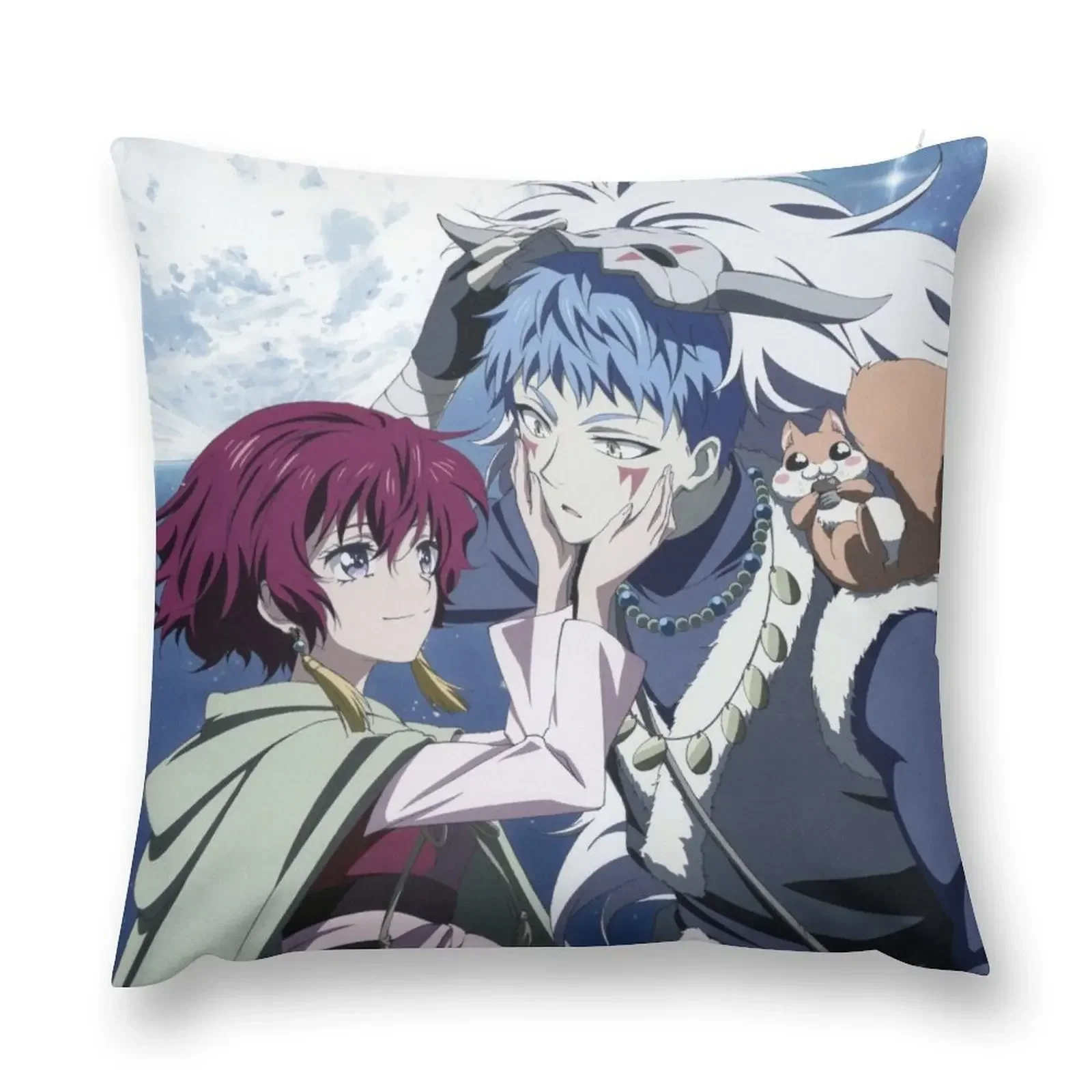 Copy of Akatsuki no Yona Throw Pillow autumn pillowcase Pillow Cases Decorative pillow