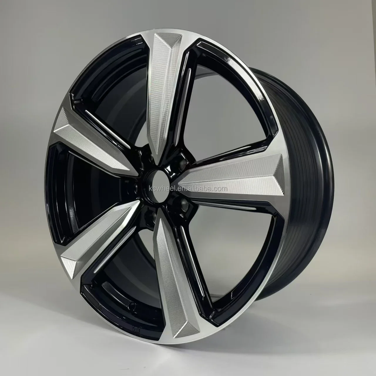 New 17-20inch Forged Five-Spoke Passenger Car Wheels 5X112PCD 8j Width Alloy Wheel Hub for VW 19inch Cars Rims