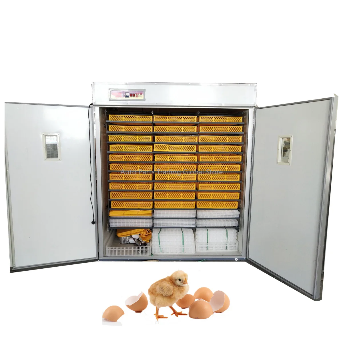 Fully Automatic 6000 Egg Incubators Turkey Goose Incubator And Hatching Machine Chicken Emu Hatcher Direct Wholesale HJ-IH6336