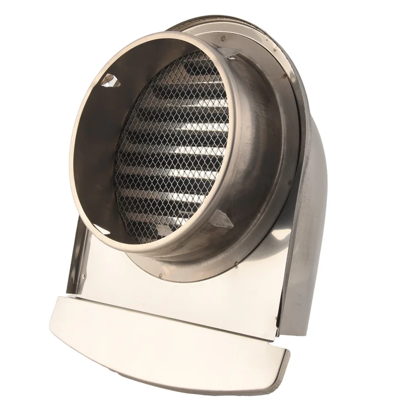 ABRG-방수 스테인레스 스틸 벤트 벤트 후드 벽 공기 배출구 커버 용 부식 방지 배기 추출기