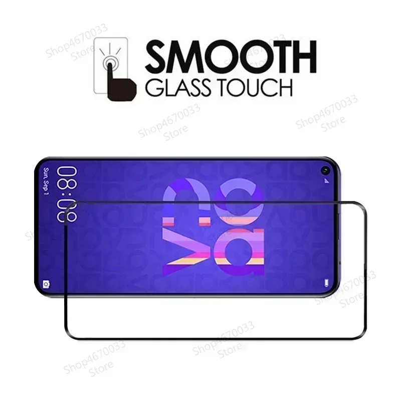 9D กันรอยหน้าจอ4ชิ้นสำหรับ Huawei nova 5T 8 SE 7 6 SE 8i 7i กระจกนิรภัยป้องกัน6สำหรับ Huawei P Smart Z 2019 2021 2020