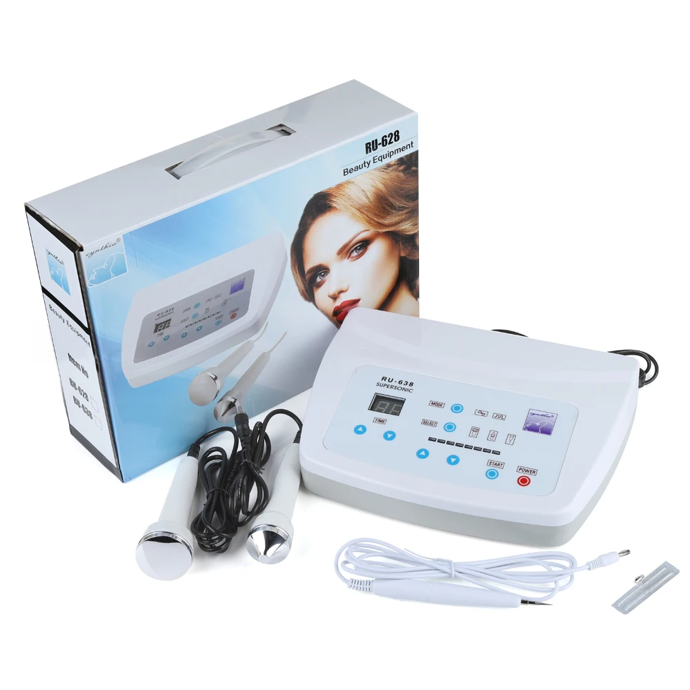 

3 In 1 Ultrasonic Facial Machine Spot Tattoo Freckle Removal Lifting Skin Anti Aging Beauty Device Micro Plasma Pen RU-638