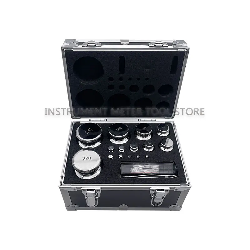 

23pcs 1mg-200g Stainless Steel Digital Scale Calibration Lab Weights Kit Set Laboratory High precision Gram Scale M1/F2/F1 Grade