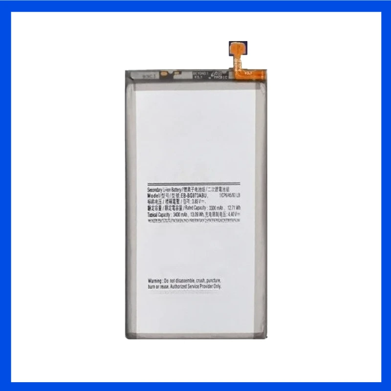 Long Life EB-BG973ABU Battery for Samsung Galaxy S10 3300mAh large capacity, secure usage and ideal for home travel and business