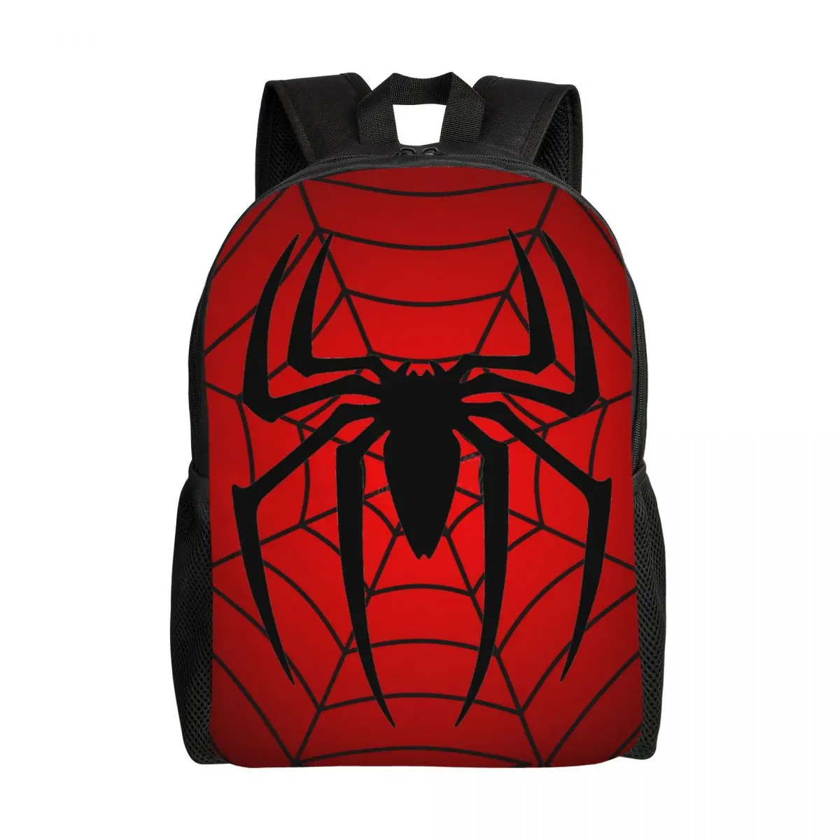 

Black Spider Laptop Backpack Men Women Basic Bookbag for College School Students Bag