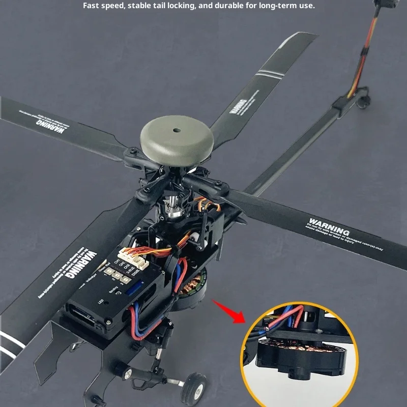Yuxiang F11 أباتشي القتالية المسلحة بدون طيار مركبة جوية هليكوبتر 6 قنوات ثلاثية الأبعاد حيلة التحكم عن بعد محاكاة نموذج الطائرات