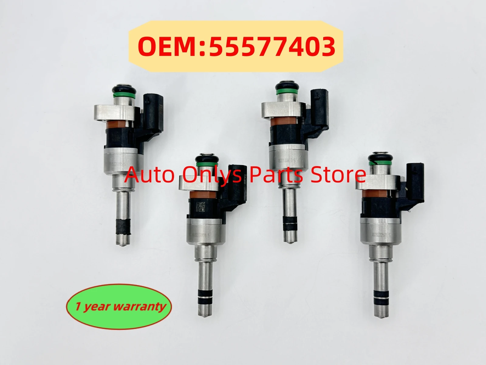 

4PCS 55577403 Car Fuel Injector Nozzle For Chevrolet Equinox GMC Terrain Buick Encore Cruze Malibu 1.4L 1.5L 1.6L L4 2016-2019