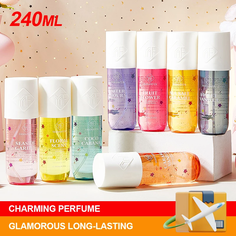 

240ml Women's Perfume Body Hair Digital Fragrance Explosion Spray Brazilian Long-lasting Natural Light Fragrance Perfume