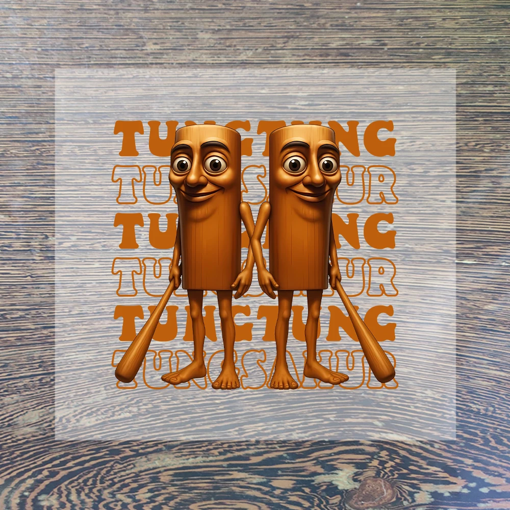 Italiaanse hersenen dieren cartoon opstrijkbare patches voor kleding DIY T-shirt warmteoverdracht stickers kinderkleding aangepaste sticker