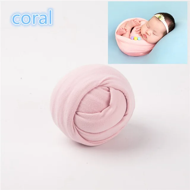 Newborn Photography Props Blanket Photo Shoot Backdrop Blanket Wrap Swaddling Milk Napped Cotton Stretchable Wraps