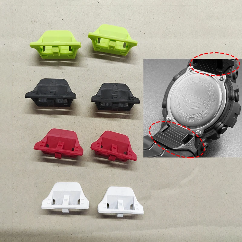 Watch head back panel connector for Casio G-shock 5554 GBD-800/800-2/-7 GBA-800/800uc 3464 Watch Band Multi Color Resin Strap