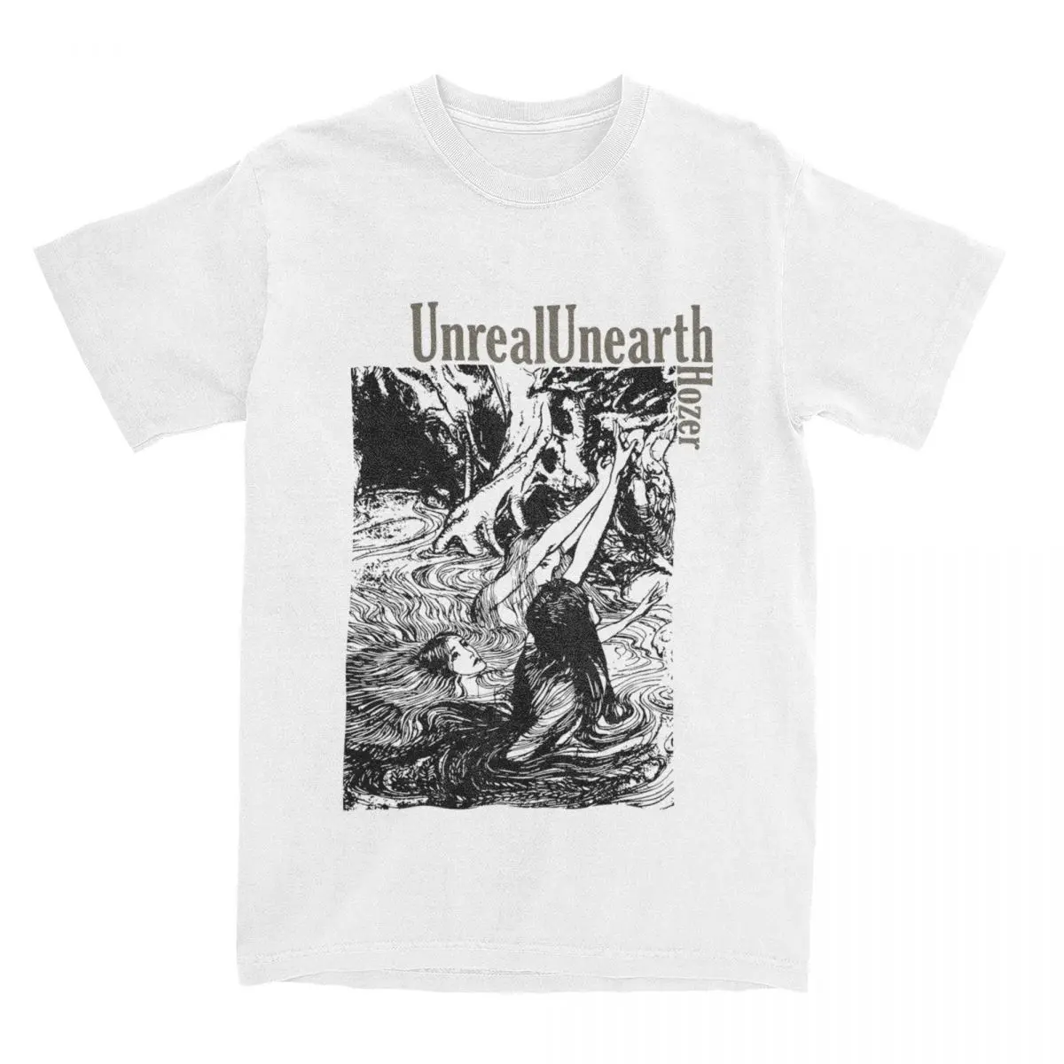 Men Women's Unreal Unearth Vintage Hozier Lyrics Tour T Shirts Accessories Cotton Tops T-shirt Vintage Tees New Arrival