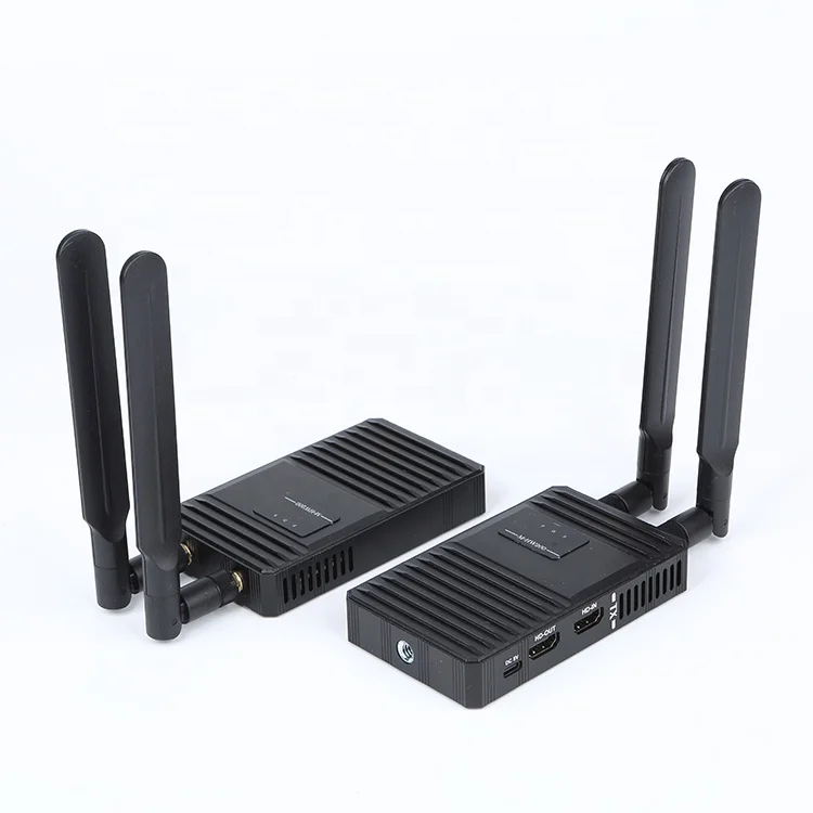 

200m HD Wireless Extender Video 1 Transmitter to 4 Receivers Transmitter Receiver Display for Camera Live Streaming