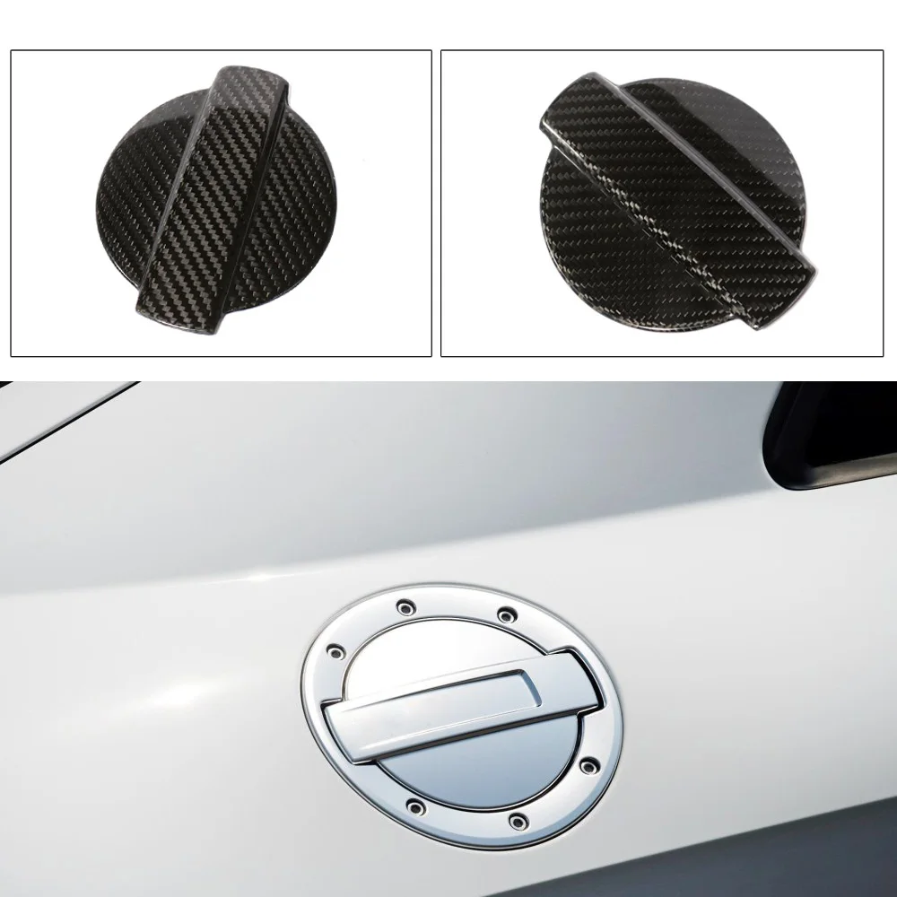 Dry Carbon Filler Water Tank Cover Engine Oil Lid Cap Cover Retrofit For Audi Quattro TT TTS TTRS Coupe 2 door Fuel Tank