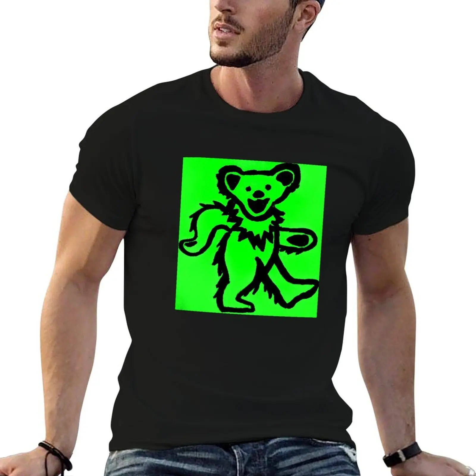 

Greatful Dead Bear T-Shirt man t shirt luxury t shirt man cotton t shirt man designer T-shirt