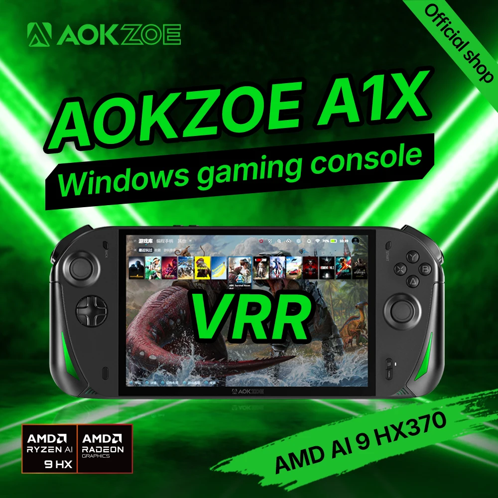 

AOKZOE A1 X 8-дюймовый высокоскоростной порт USB4.0 с поддержкой памяти и SSD через Oculink