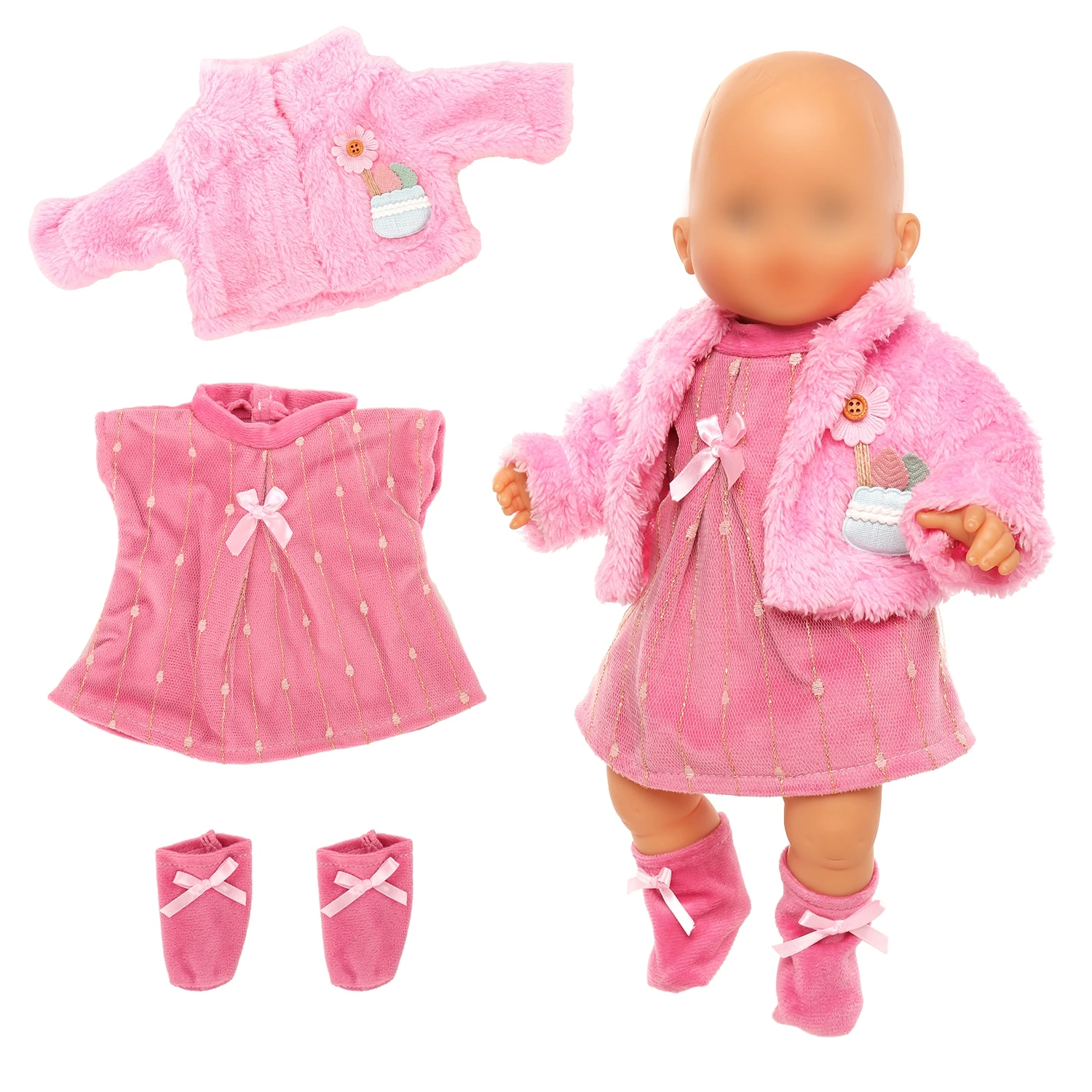 Barwa Fashion New Clothes Fit （36cm-46cm）BABY Doll 14-18inch Baby Doll Clothes，Doll Accessories