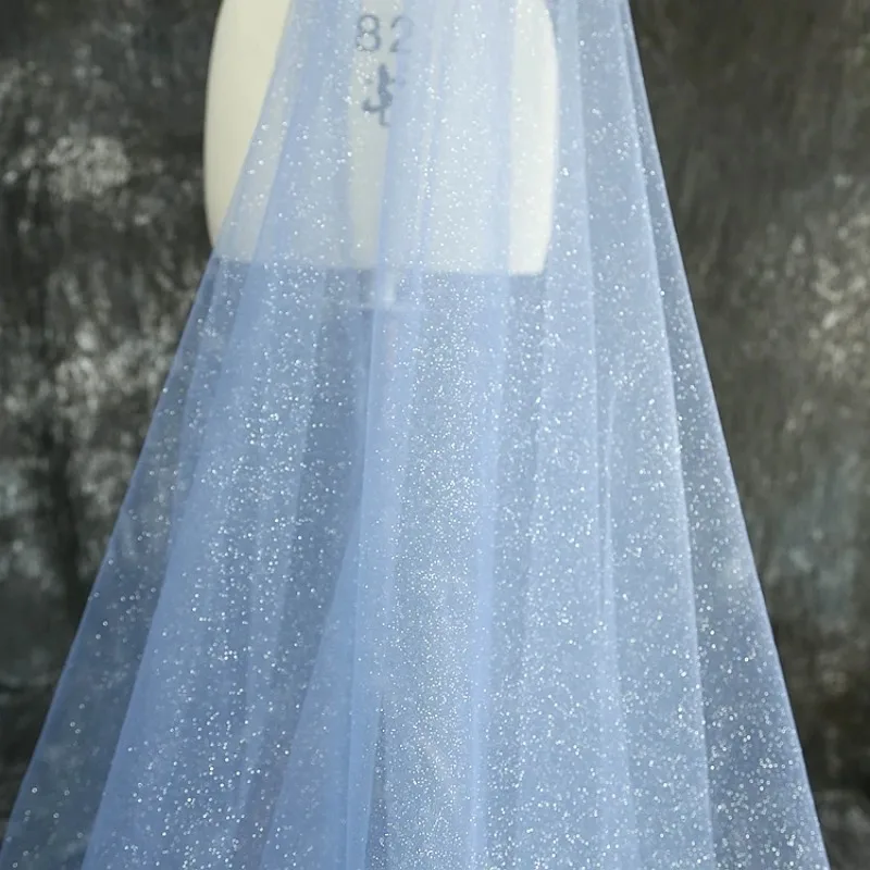 Shining And Sparkling. Gold And Silver Veil, Wedding Photography Background Fabric, Net-like Fabric, Bridal Gown Fabric