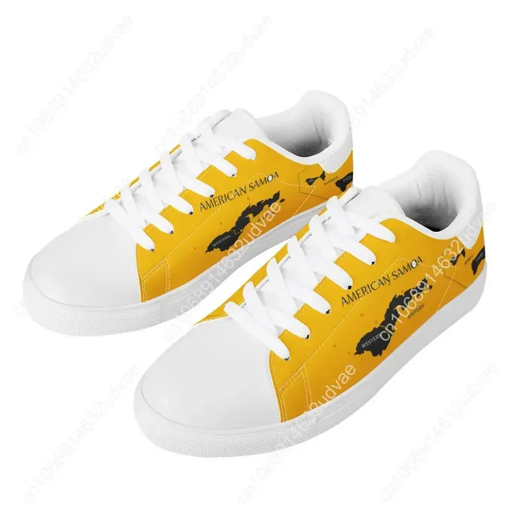 Stylish Flat Sneaker America Polynesian Tribal Samoa Map Printing Custom Man Lightweight Walking Sport Shoes Women Running Shoes