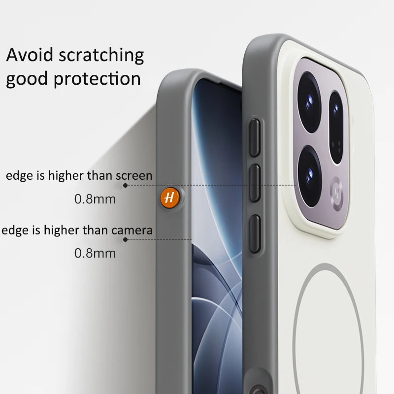 حافظة مغناطيسية قوية ملونة من Young Fashion Trend لهاتف OPPO Find X9 Pro / Find X9 Magnets Magsafe Shell #3