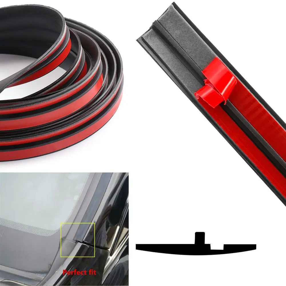 Anti-Scratch Sunroof Front Rear Windshield Weatherstrip Seal Strip Car Trim Edge Protector