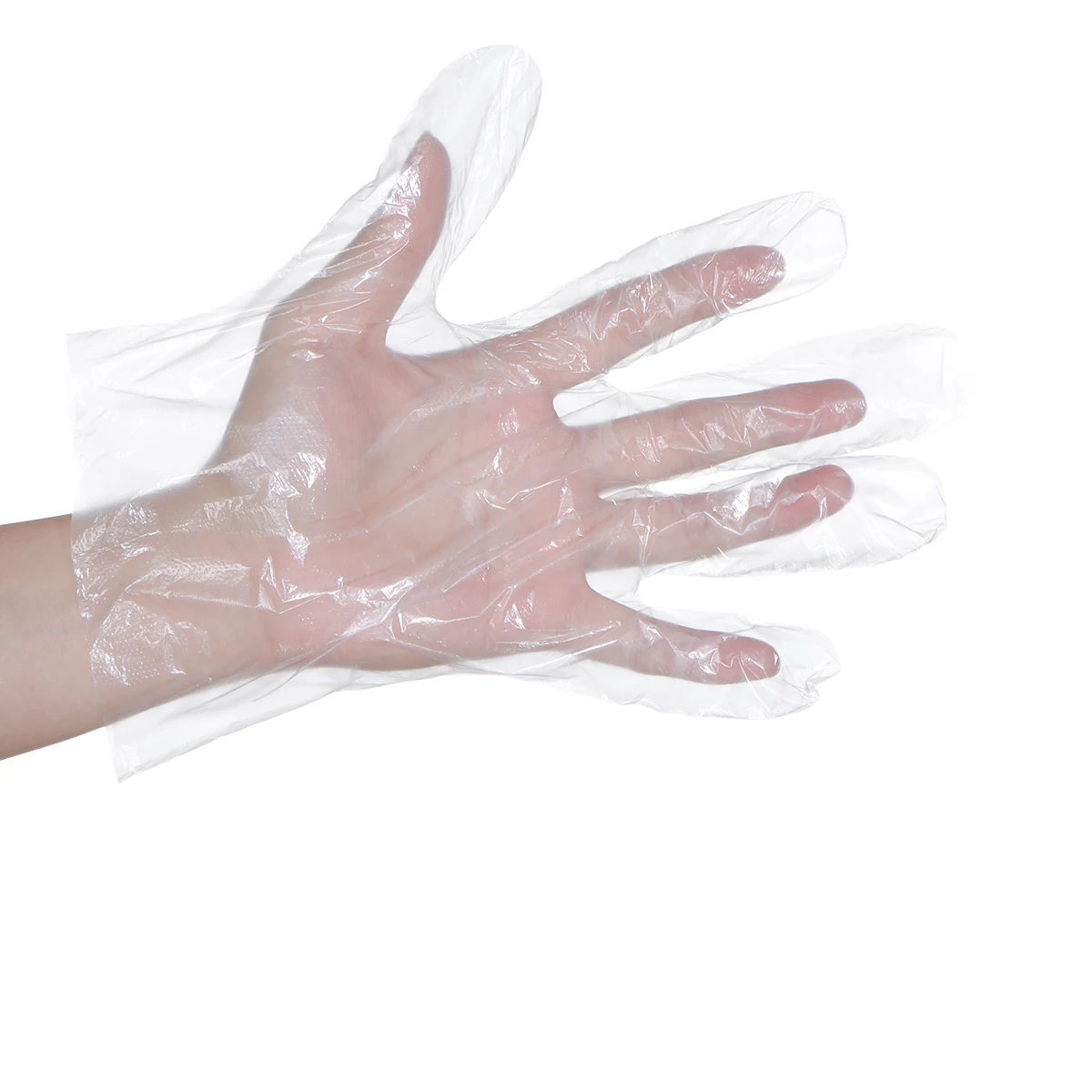 400pcs / Disposable Gloves Kitchen Food Service Disposables Pe Dispensing Cooking