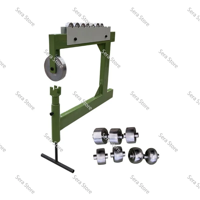 Manual Sheet Metal Curve Molding Rotary Machine Wheeled Machinery Rolling Sheet Bending Steel Aluminum Processing Tools
