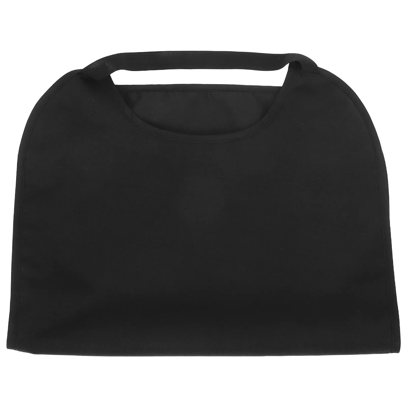 

Водонепроницаемый взрослый нагрудник из полиэстера с эластичной застежкой на шею, улавливающий крошки, защита одежды для пожилых и людей с ограниченными возможностями, черный