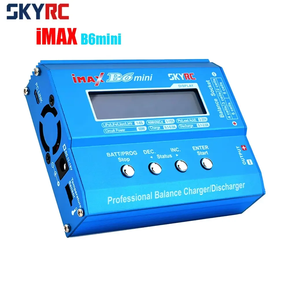 

SKYRC IMAX B6 MINI(SK-600075)60 Вт балансирующее зарядное устройство, профессиональное разрядное устройство для игрушек, Спортивная зарядка аккумулятора