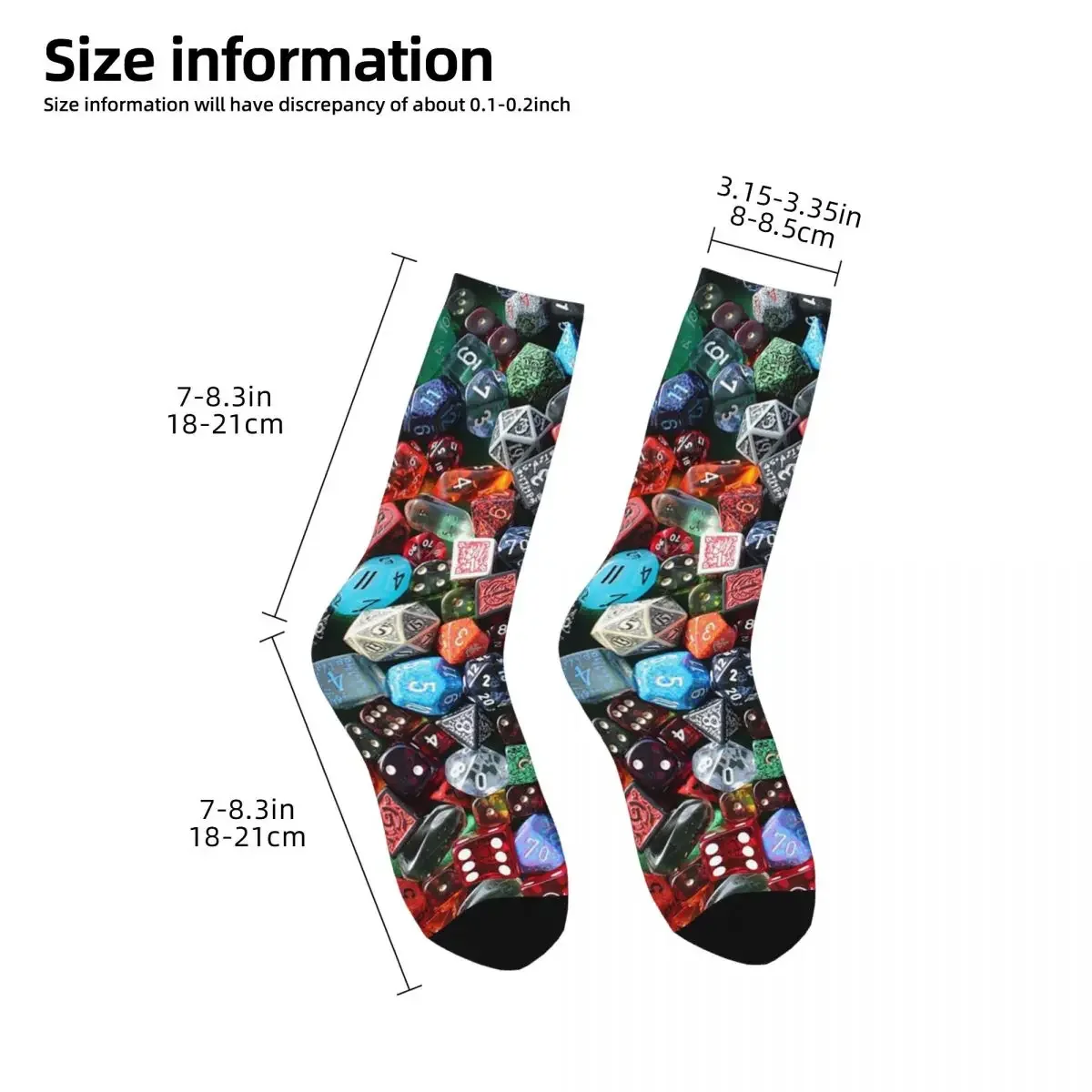 Würfels ocken Harajuku super weiche Strümpfe die ganze Saison über Socken Zubehör für das Geburtstags geschenk der Frau