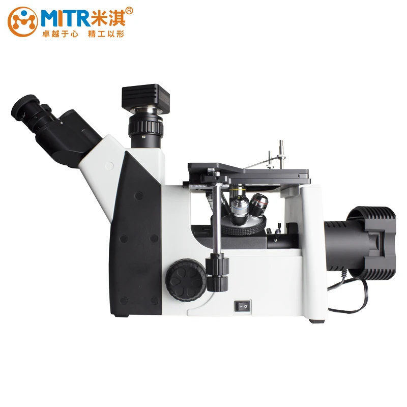 Inverted Biological Microscope 4XC Professional Trinocular Inverted Metallurgical Microscope for Industry Research 2