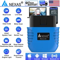 NEXAS Bluetooth 5,0 OBD2 EOBD escáner de diagnóstico de motocicleta para iOS Android Windows lector de código de error herramienta de escaneo de diagnóstico