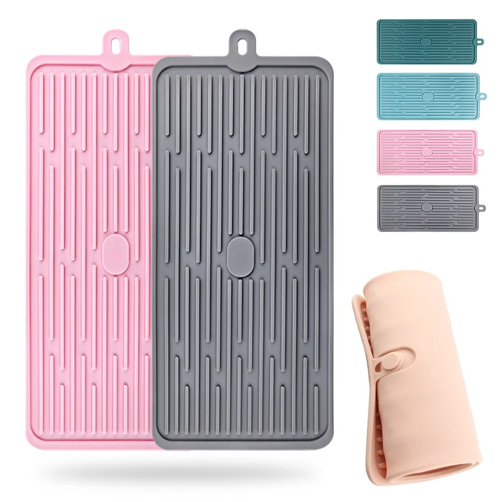 Silicone Heat-insulating Tableware MATS, Anti-scald Clay Pot Heat-insulating MATS, Anti-slip Table MATS, Kitchen Draining MATS