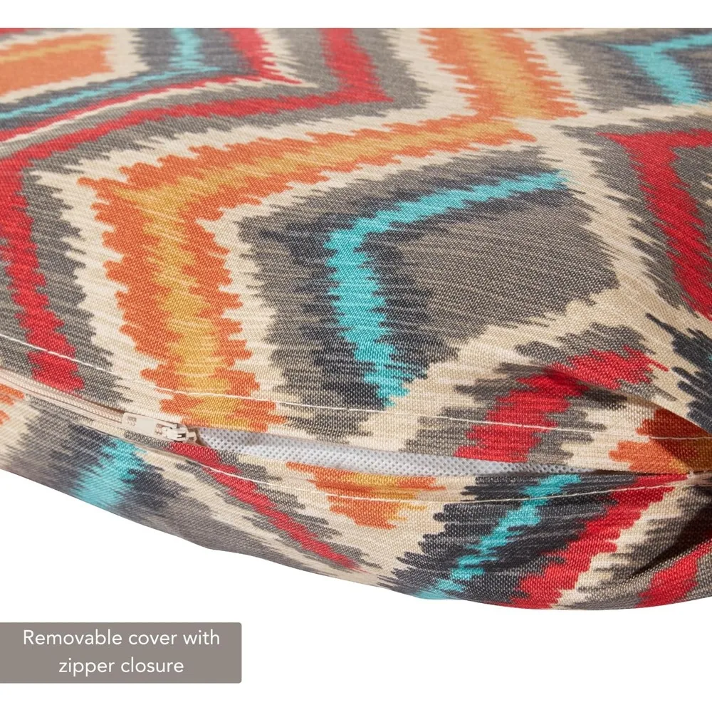 وسادة كرسي استرخاء خارجية قابلة للعكس من Aztec، مريحة ومتينة للاستخدام في الفناء والحديقة #4