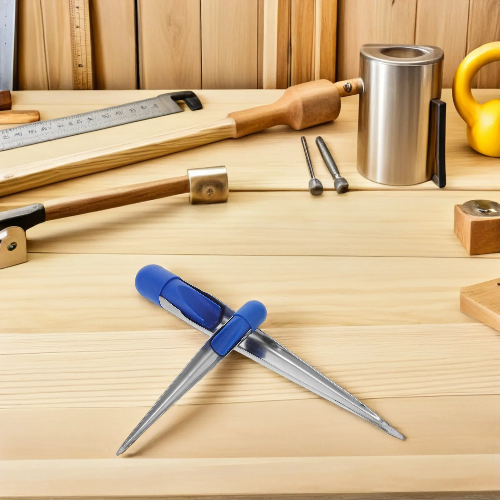 

2Pcs Marine Splicing Spike Stainless Steel Plastic Handle Boat Rope Threading Tool Marine Wire Braiding Accessories Rope