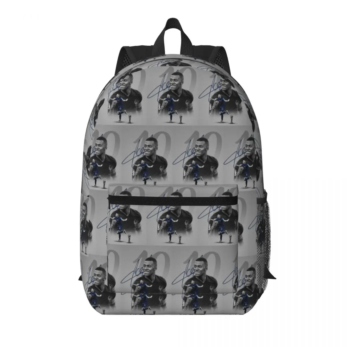 

Football KM Mbappe Soccer Student Backpack School Bag Hiking Travel Daypack for Men Women Bookbag Shoulder Bags