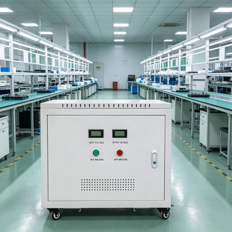 Three Phase Auto Voltage Transformer 30KVA Customized 400V To 230V 98% High Efficiency Copper Aluminum Winding for Machine
