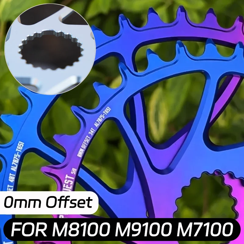 

Звездочка Shimano Direct Mount для SLX M7100 M8100 XTR M9100, 34 зуба, 36 зубов, для MTB, одинарная, 30T 32T 38 40 42