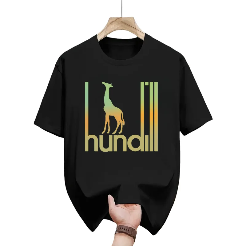 

2026 New Model Men's Fashionable Paris Brand Printed T-shirt, Pure Cotton Round-neck Casual Urban Style, High-quality PremiumY2K