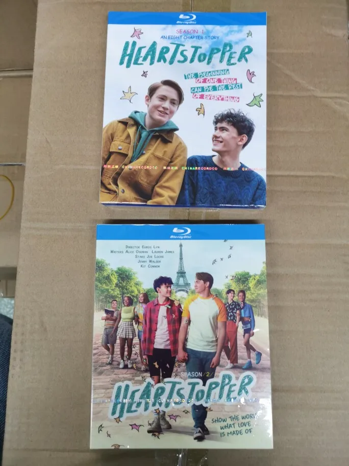 

Blu-ray диски: Heartstopper, сезоны 1 и 2, коллекционное издание из четырех дисков